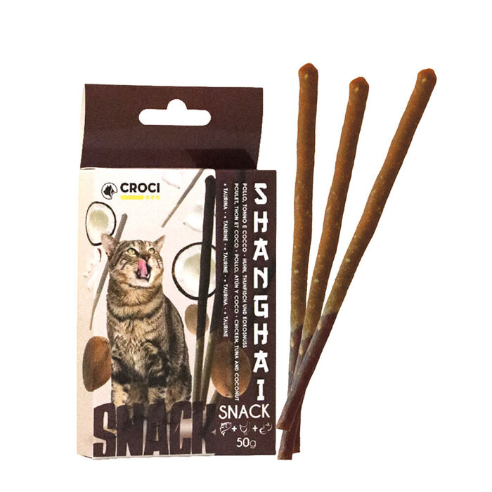 Croci - Shanghai Cat Snack Frango e Atum com Coco