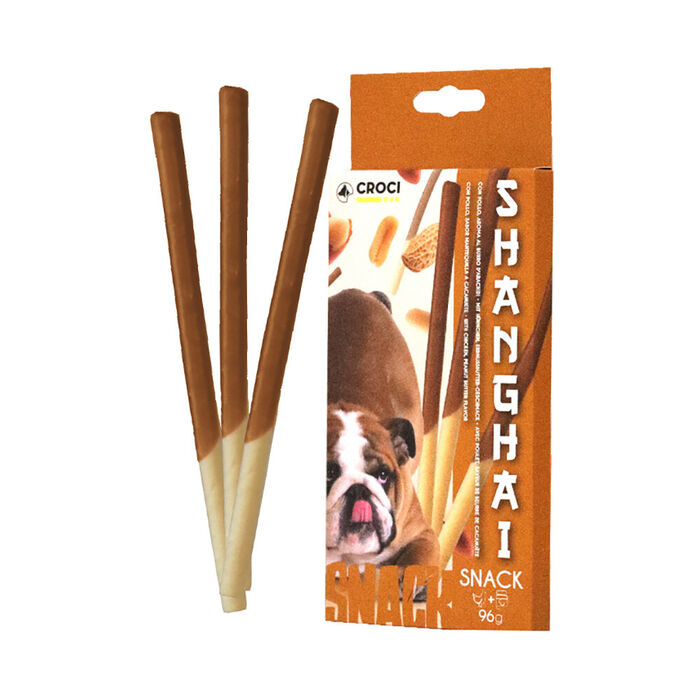 Croci - Shanghai Dog Snack Frango com Manteiga de Amendoim
