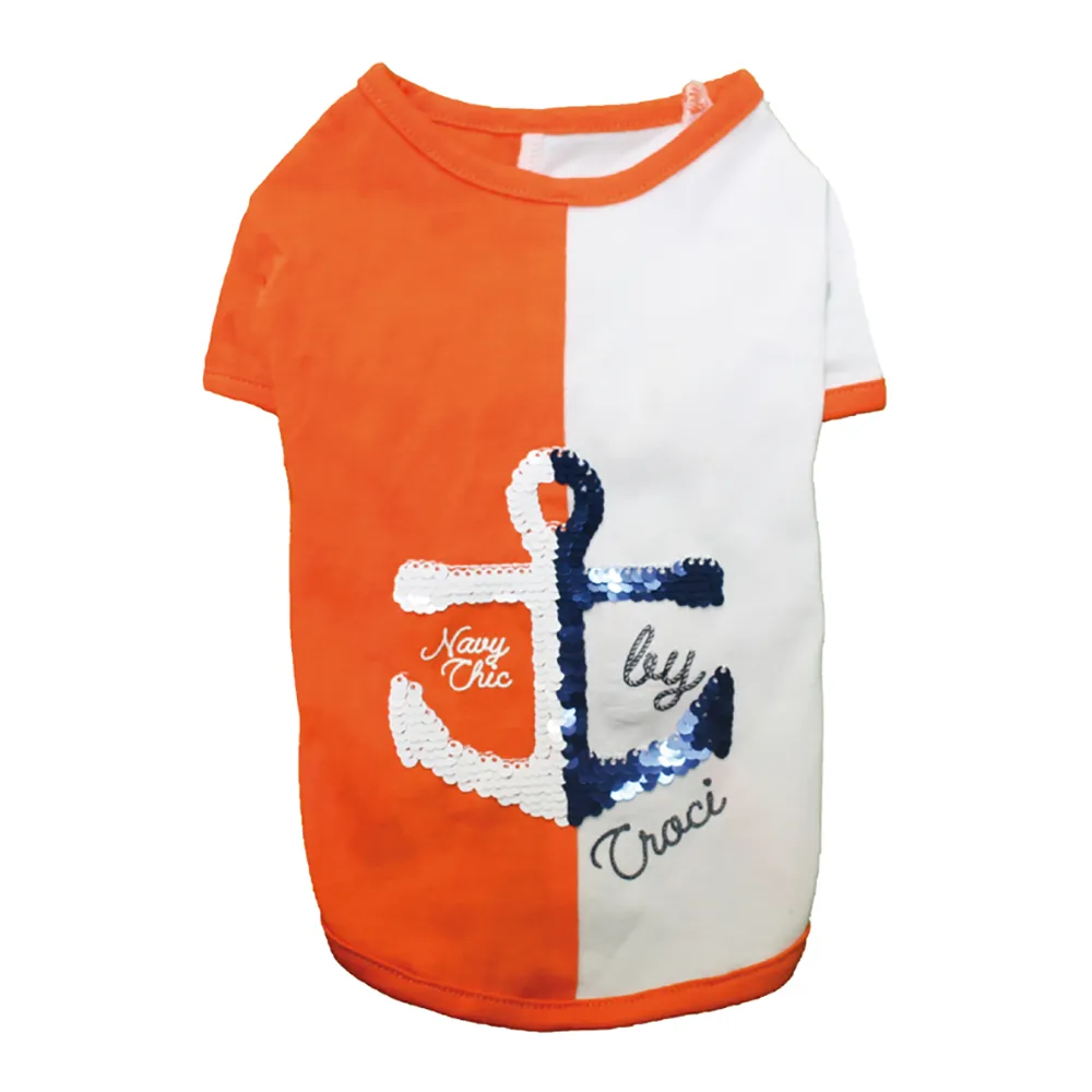 Croci - T-Shirt Navy Chic