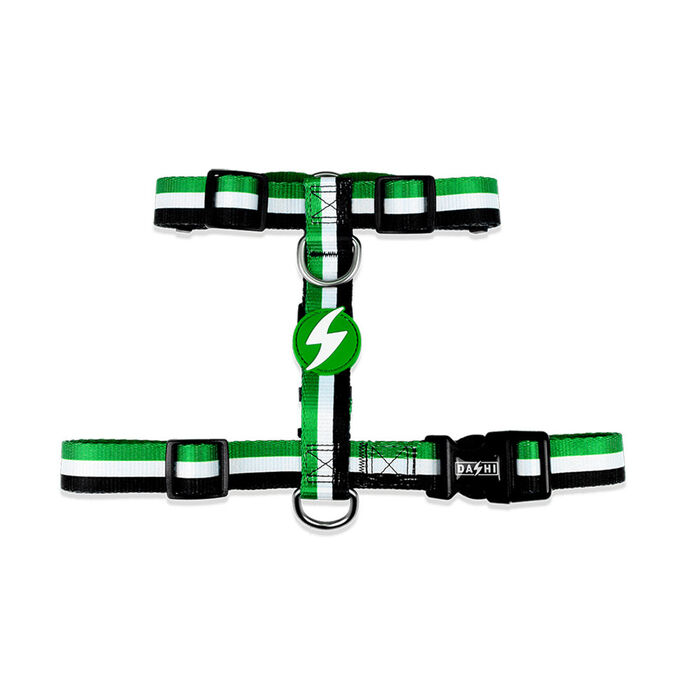 Dashi Arnês Stripes³ - Green & Black