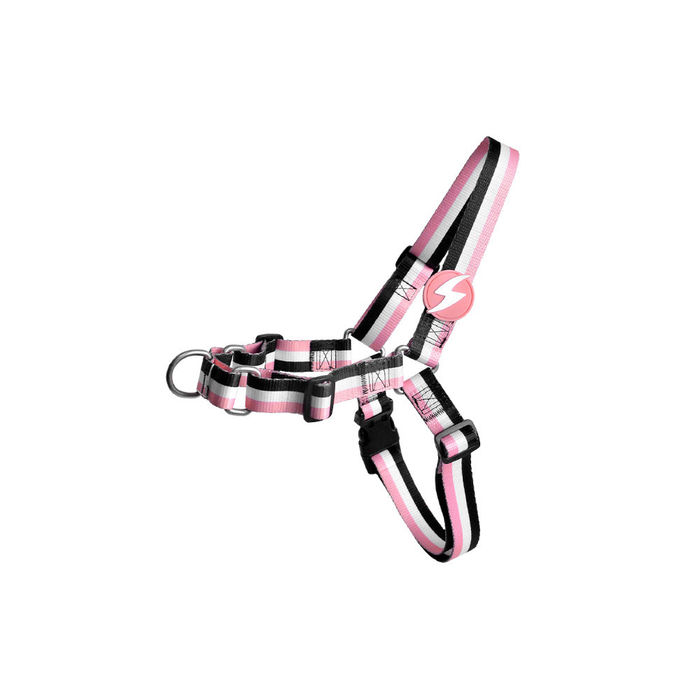 Dashi Arnês Frontal Stripes³ - Pink & Black
