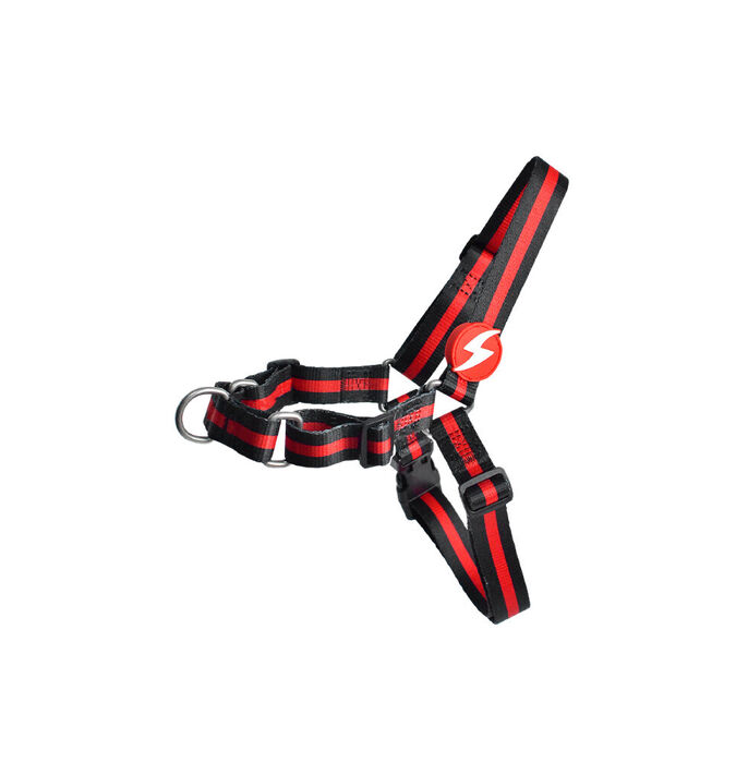 Dashi Arnês Frontal Stripes³ - Red & Black