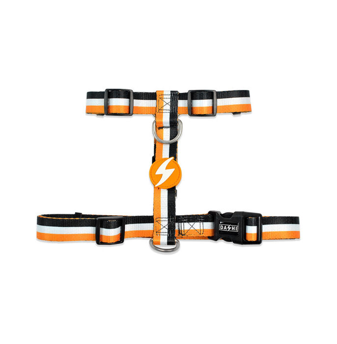 Dashi Arnês Stripes³ - Orange & Black