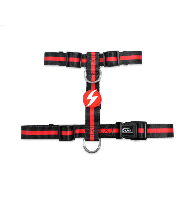 Dashi Arnês Stripes³ - Red & Black