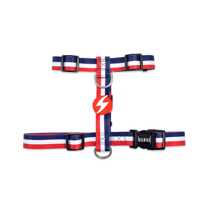 Dashi Arnês Stripes³ - Red & Blue