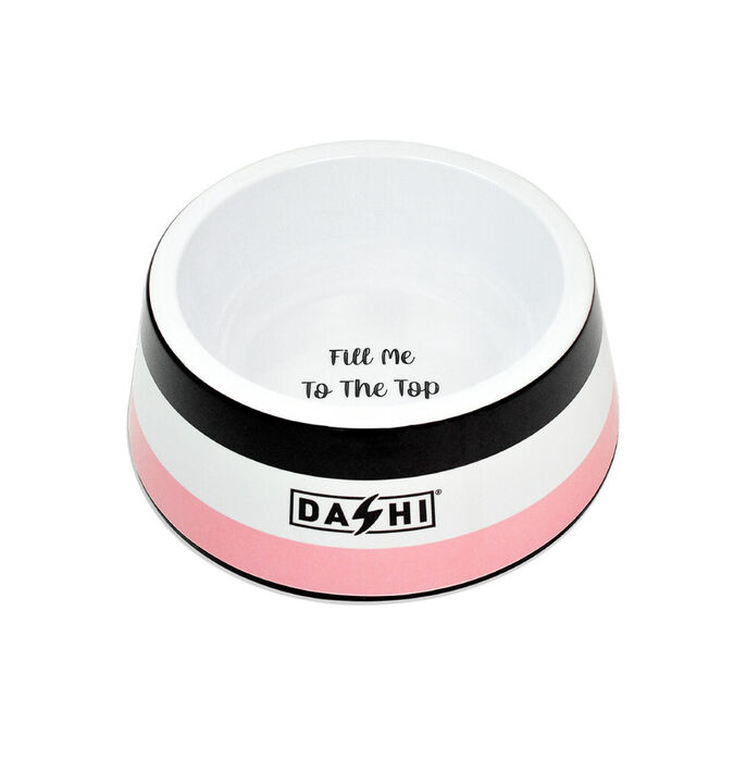 Dashi Stripes³ Bowl - Pink & Black