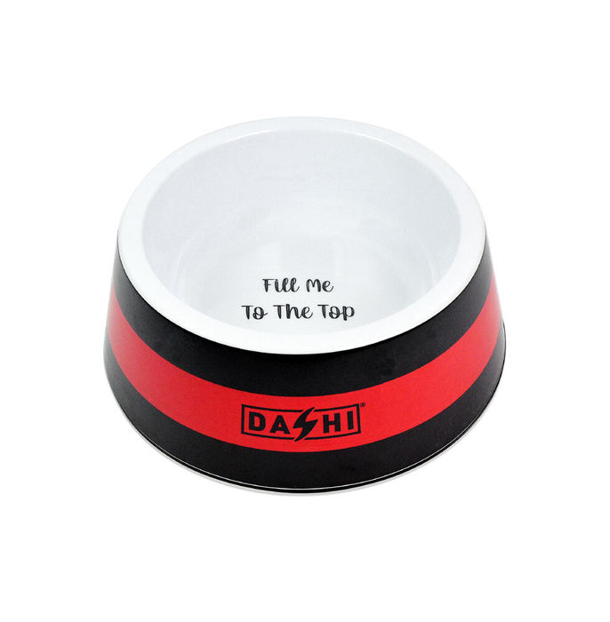 Dashi Stripes³ Bowl - Red & Black