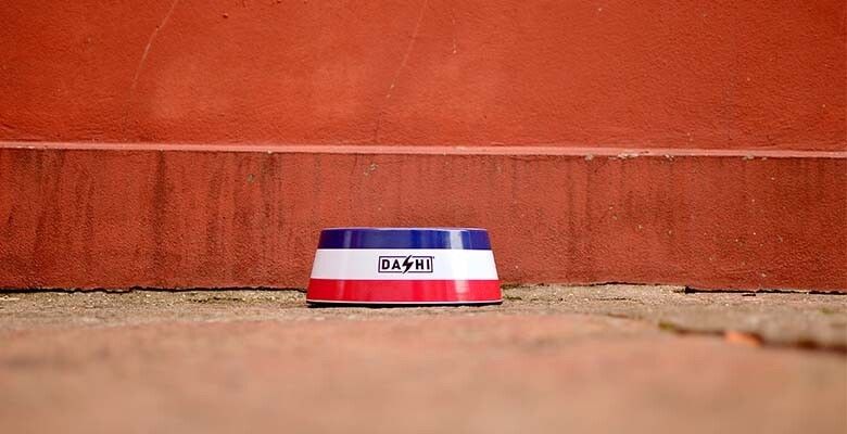 Dashi Stripes³ Bowl - Red & Blue