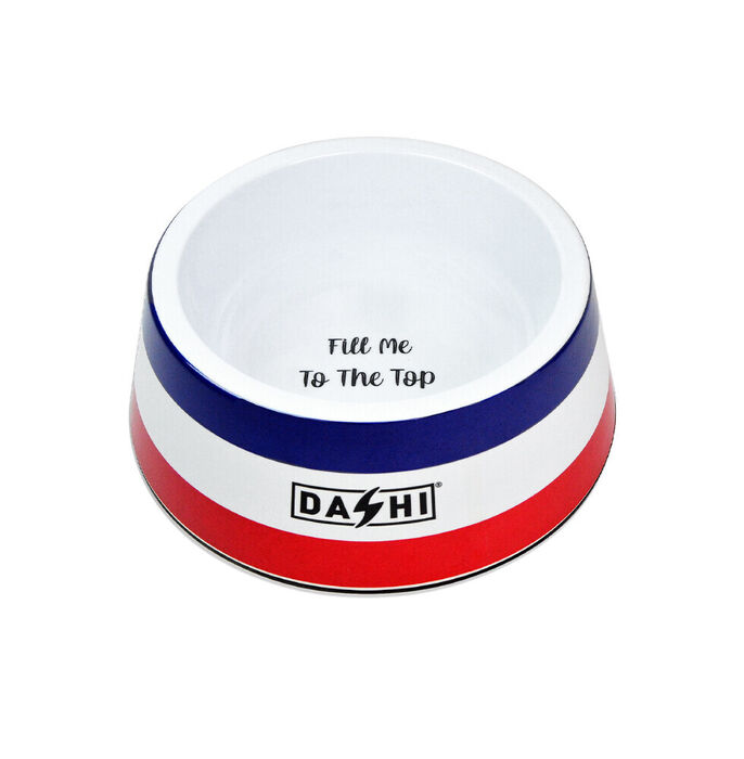 Dashi Stripes³ Bowl - Red & Blue