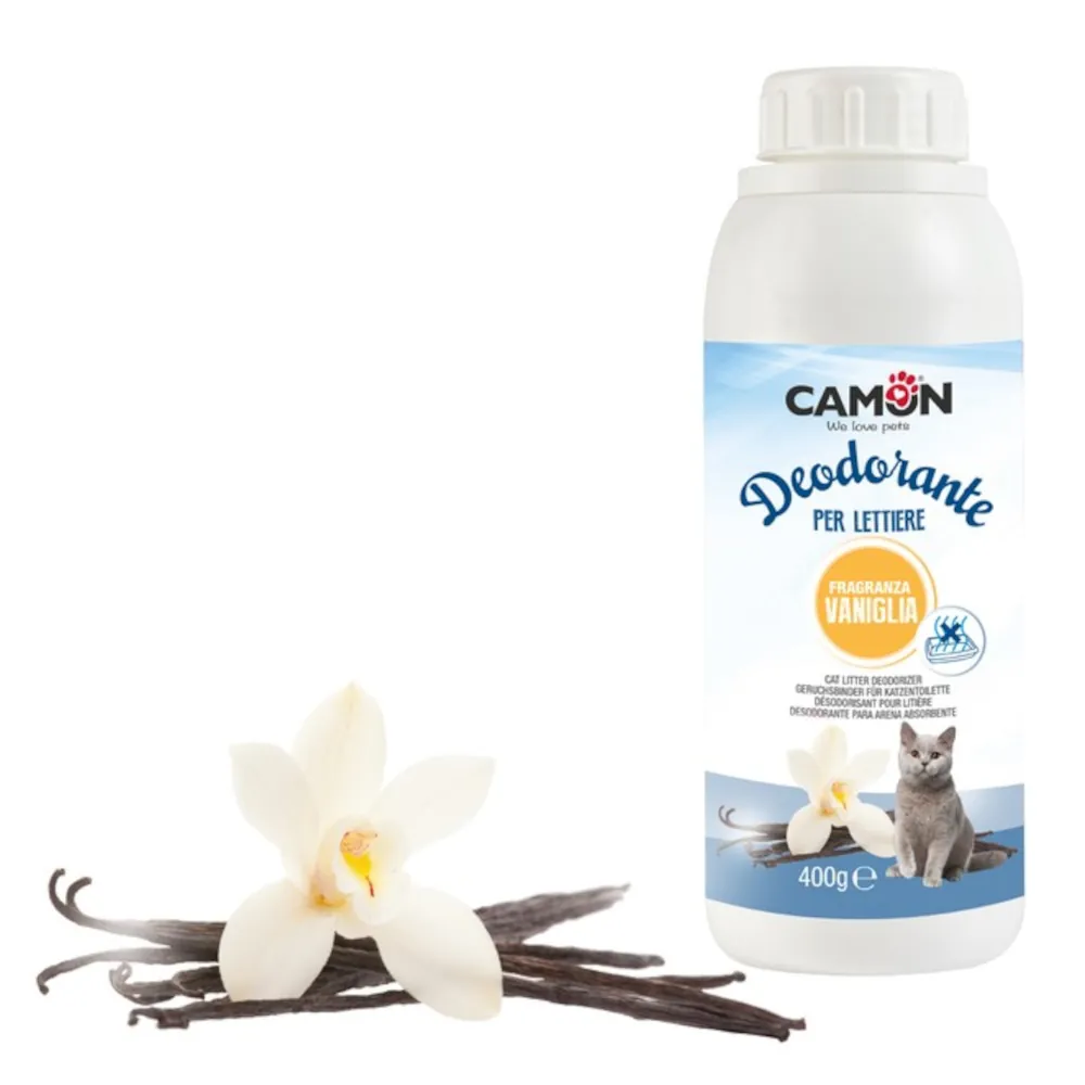 Desodorizante em Pó para Caixas de Areias com Aroma a Baunilha - Camon