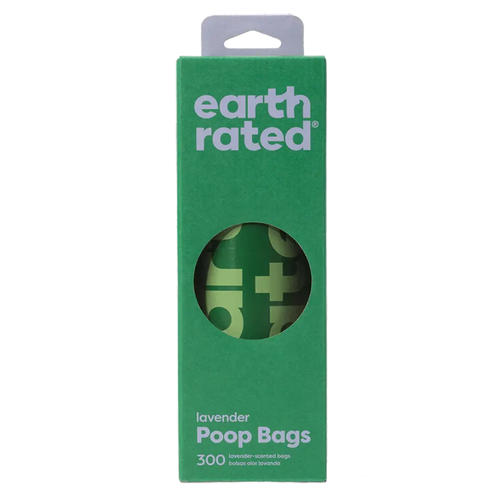 Earth Rated - Rolo com 300 Sacos Eco-Friendly para Dejetos - Lavanda