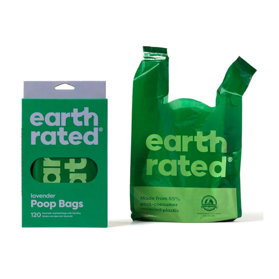 Earth Rated - Sacos com Asas Eco-Friendly para Dejetos