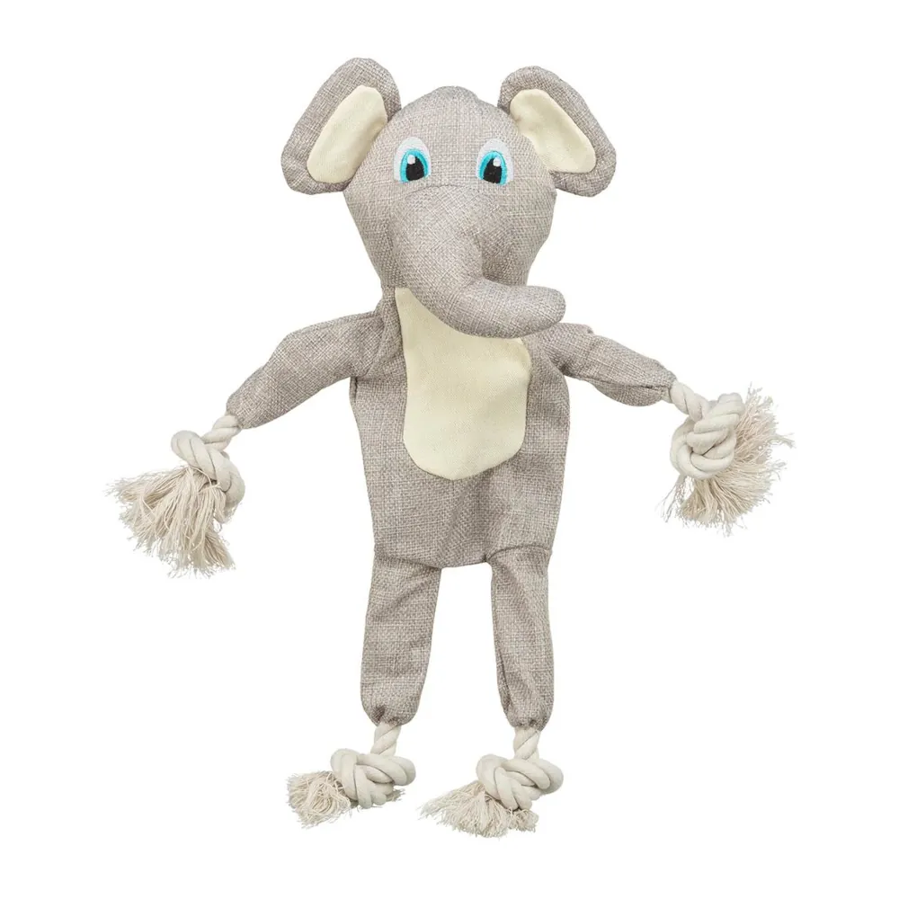Elefante em Tecido e Corda para Cães - Trixie