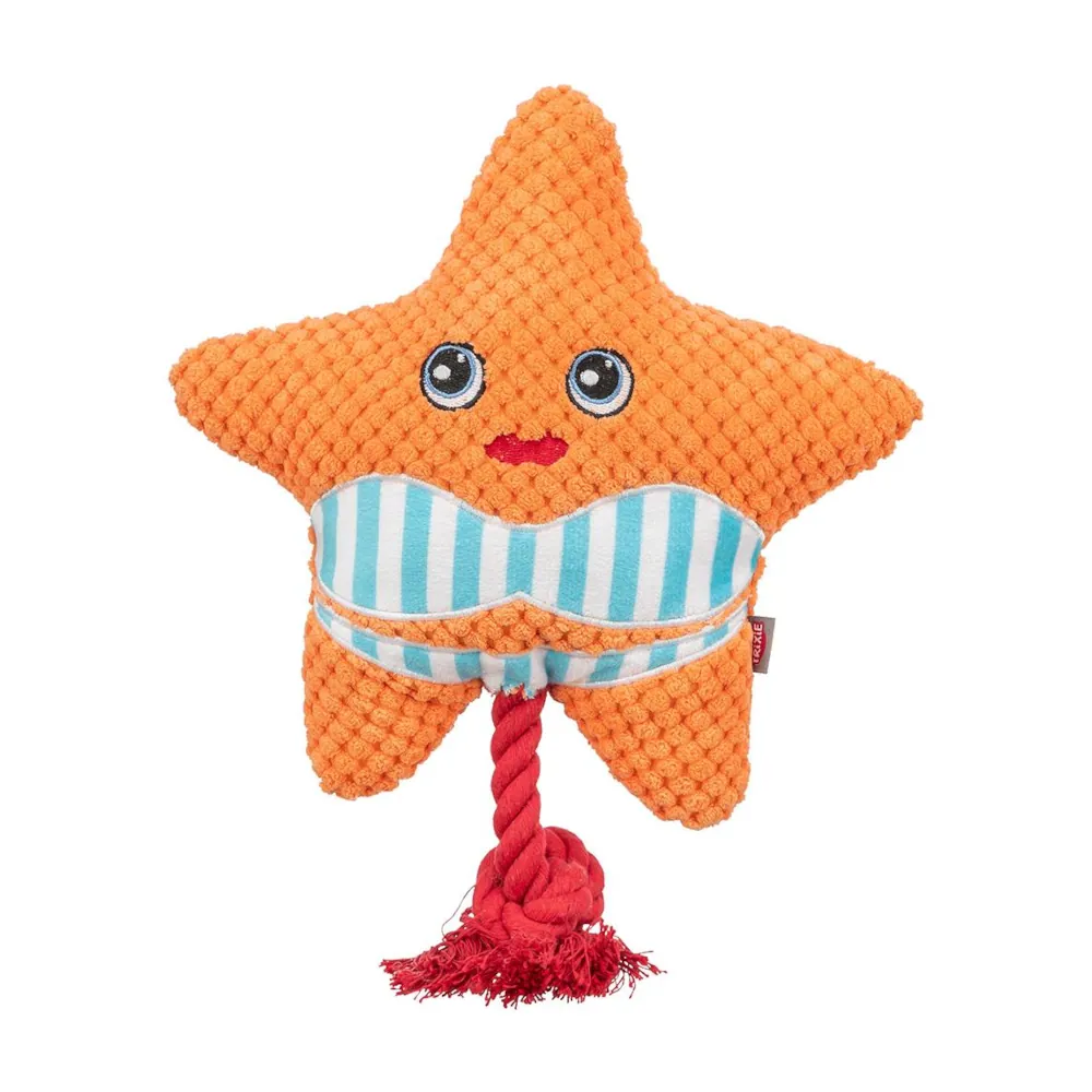 Estrela do Mar em Peluche com Som e Corda para Cães - Trixie
