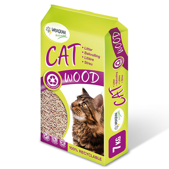 Vadigran - Litter Pellets Madeira Cat Wood