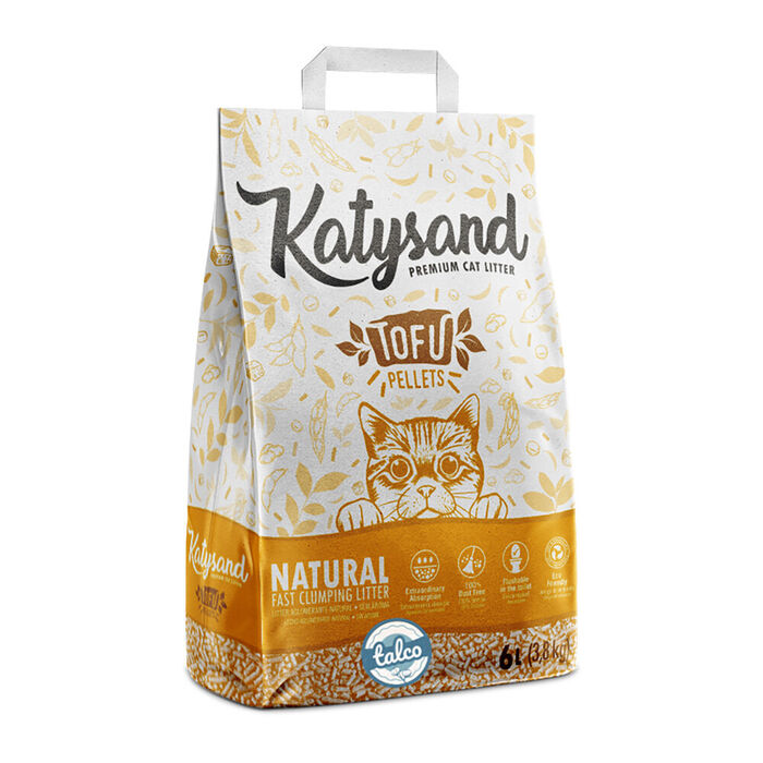 Katysand Tofu - Areia Aglomerante Biodegradável - Talco