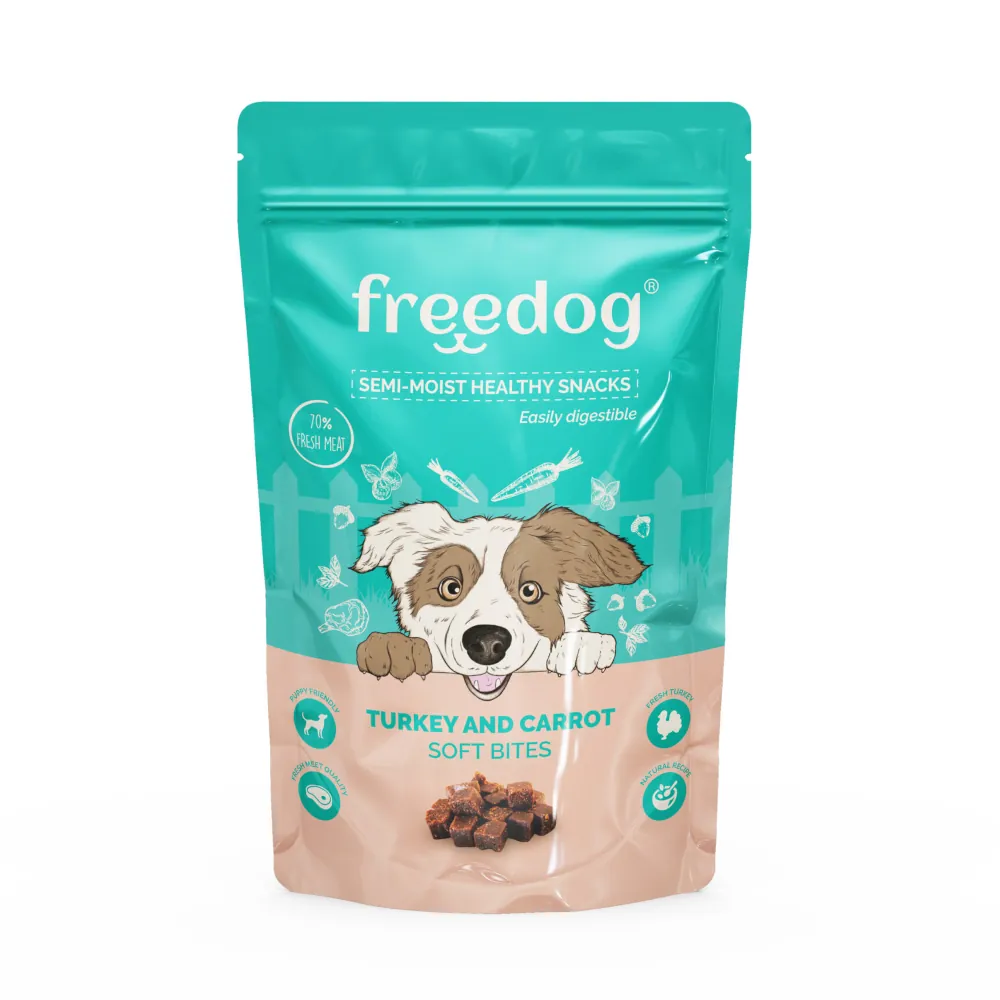 Freedog Semi-Moist Healthy Snacks - Perú e Cenoura
