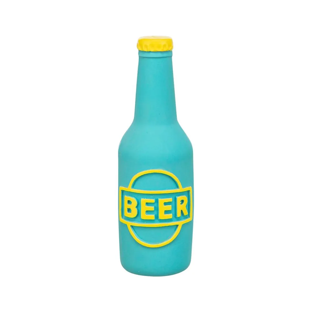 Garrafa de Cerveja em Látex com Som - Trixie