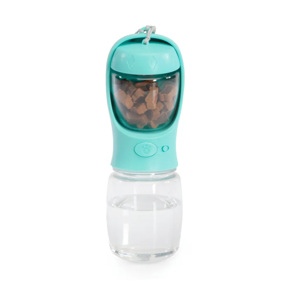 Garrafa de Viagem Drink&Eat com Bolsa para Snacks para Cães e Gatos - Camon