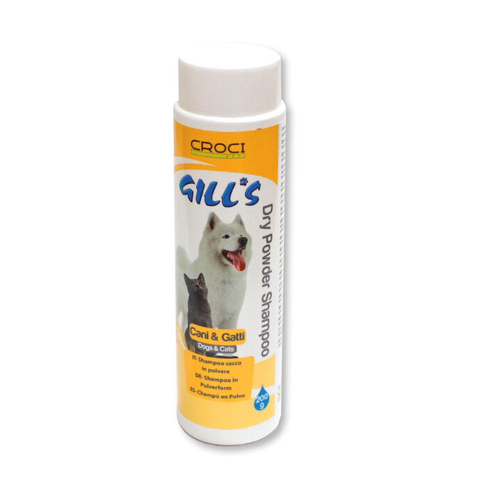 Gill`s - Champô Seco em Pó para Cães e Gatos
