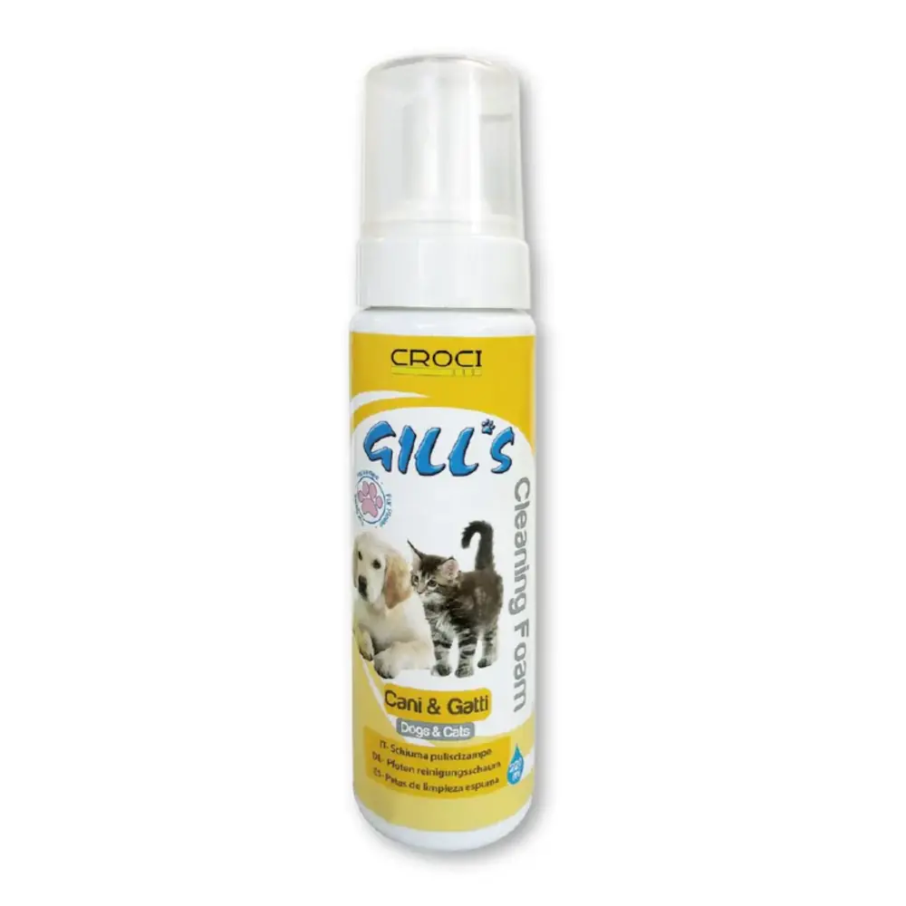 Gill`s - Espuma de Limpeza de Patas para Cães e Gatos