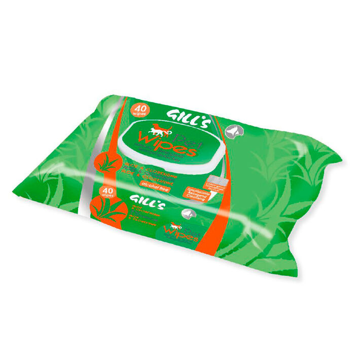Gill`s - Toalhitas Húmidas - Aloé e Clorexidina