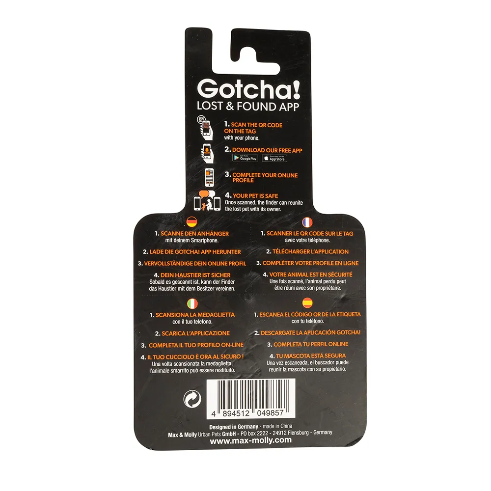 Gotcha! Pet Smart ID Tag - Identificador-Localizador Pet