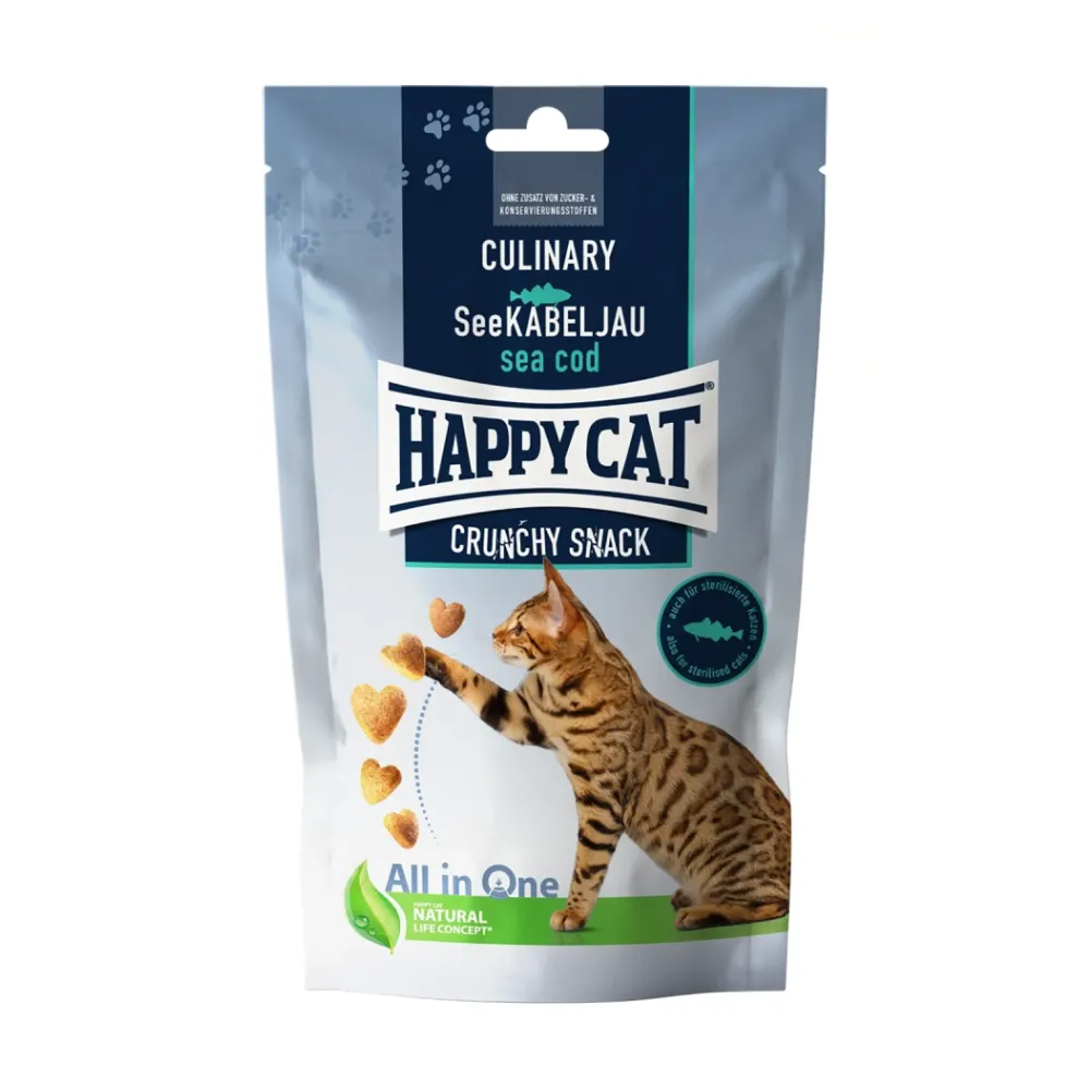 Happy Cat Culinary Crunchy Snack Sea Cod