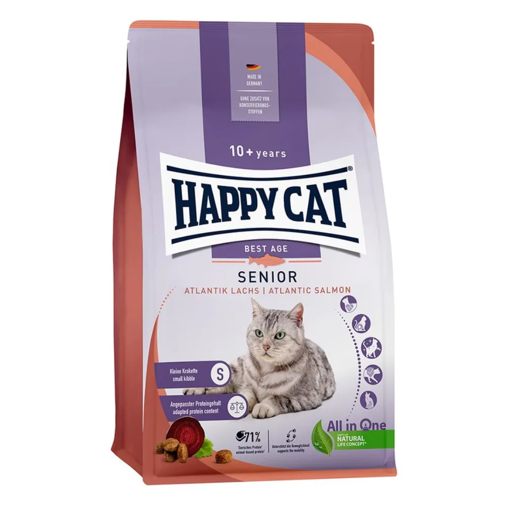 Happy Cat Sénior - Salmão