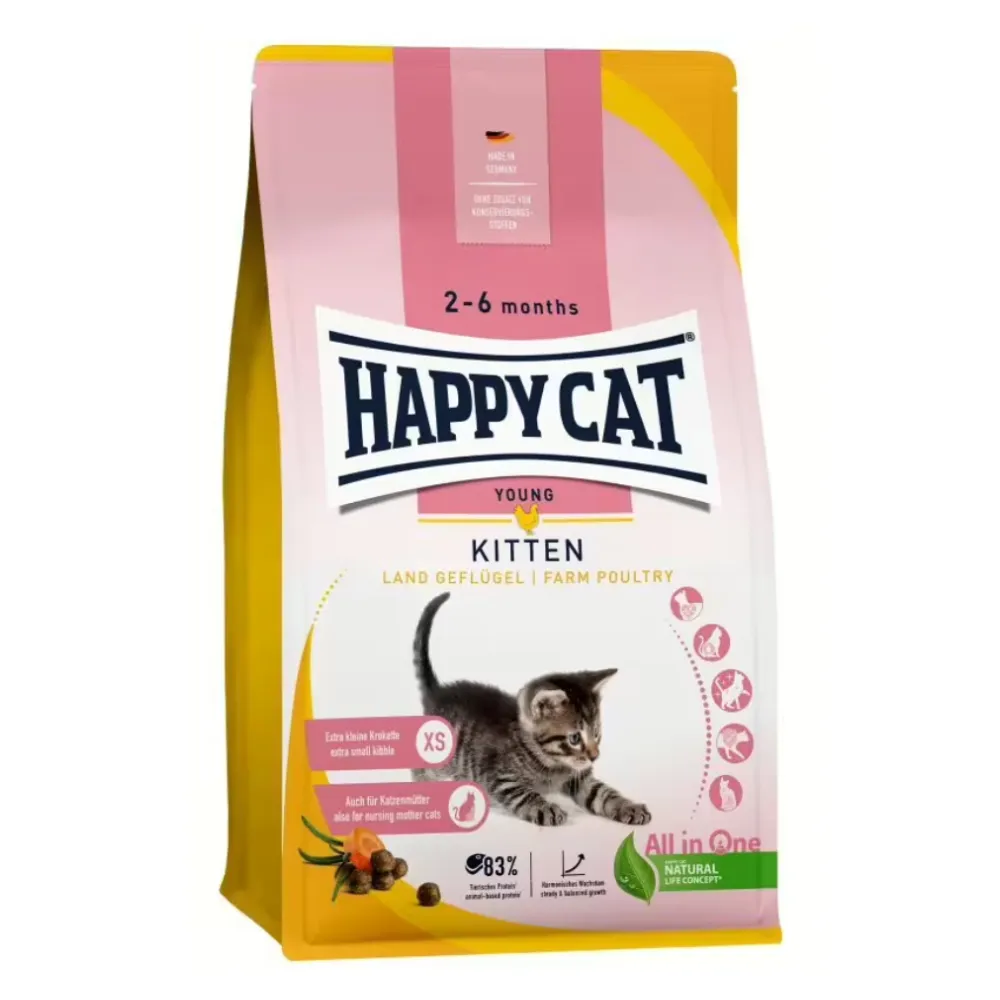 Happy Cat Young Kitten - Frango do Campo