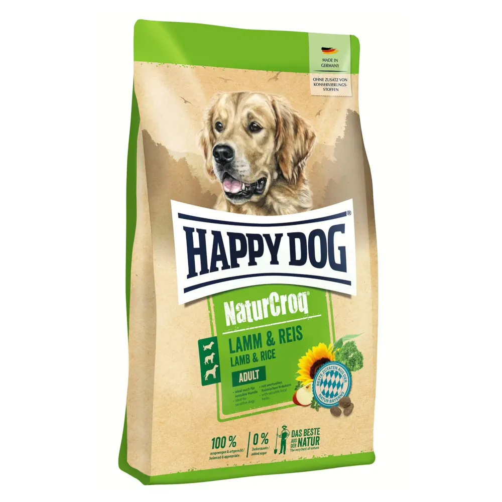 Happy Dog NaturCroq - Borrego & Arroz