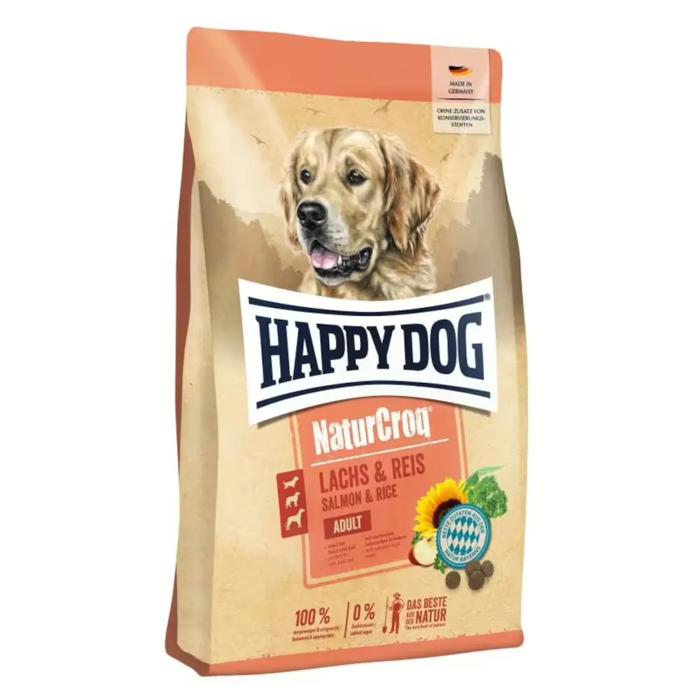 Happy Dog NaturCroq - Salmão & Arroz