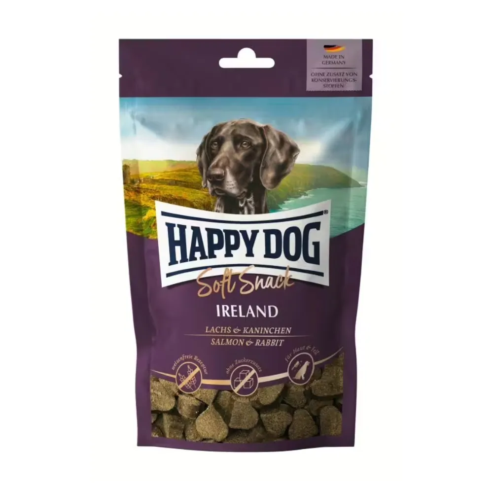 Happy Dog Soft Snack Ireland - Salmão & Coelho
