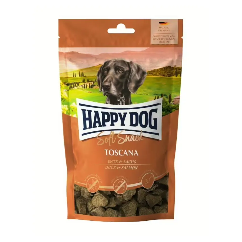 Happy Dog Soft Snack Toscana - Pato & Salmão