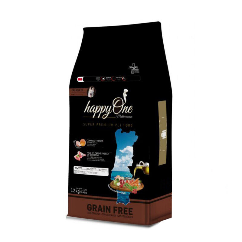 HappyOne Mediterraneum Cão Adulto - Borrego