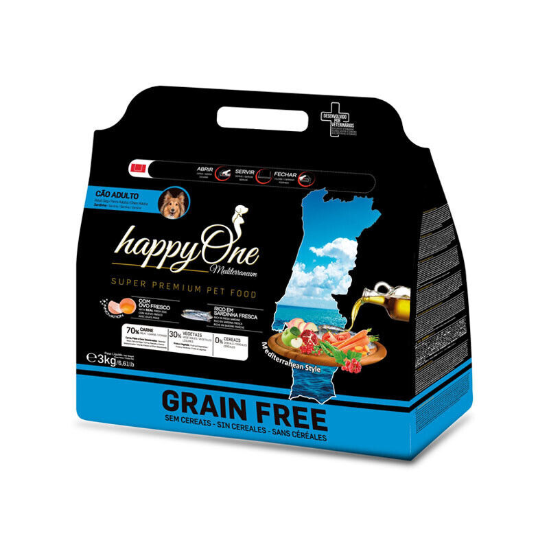 HappyOne Mediterraneum Cão Adulto - Sardinha Fresca