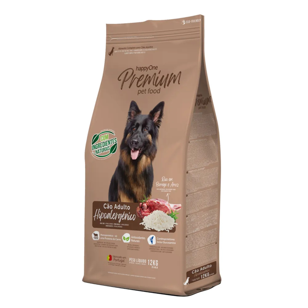 HappyOne Premium Cão Adulto - Hipoalergénico