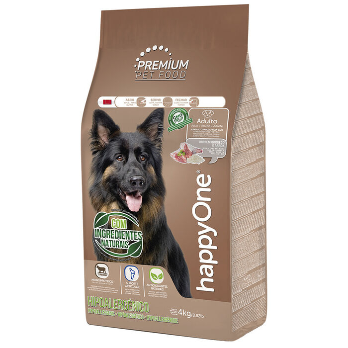 HappyOne Premium Cão Adulto - Hipoalergénico