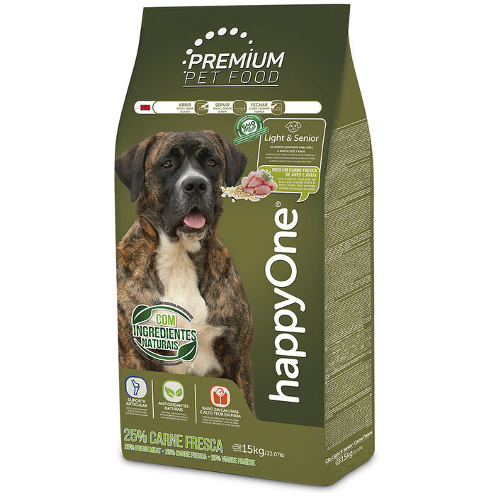 HappyOne Premium Cão Sénior & Light