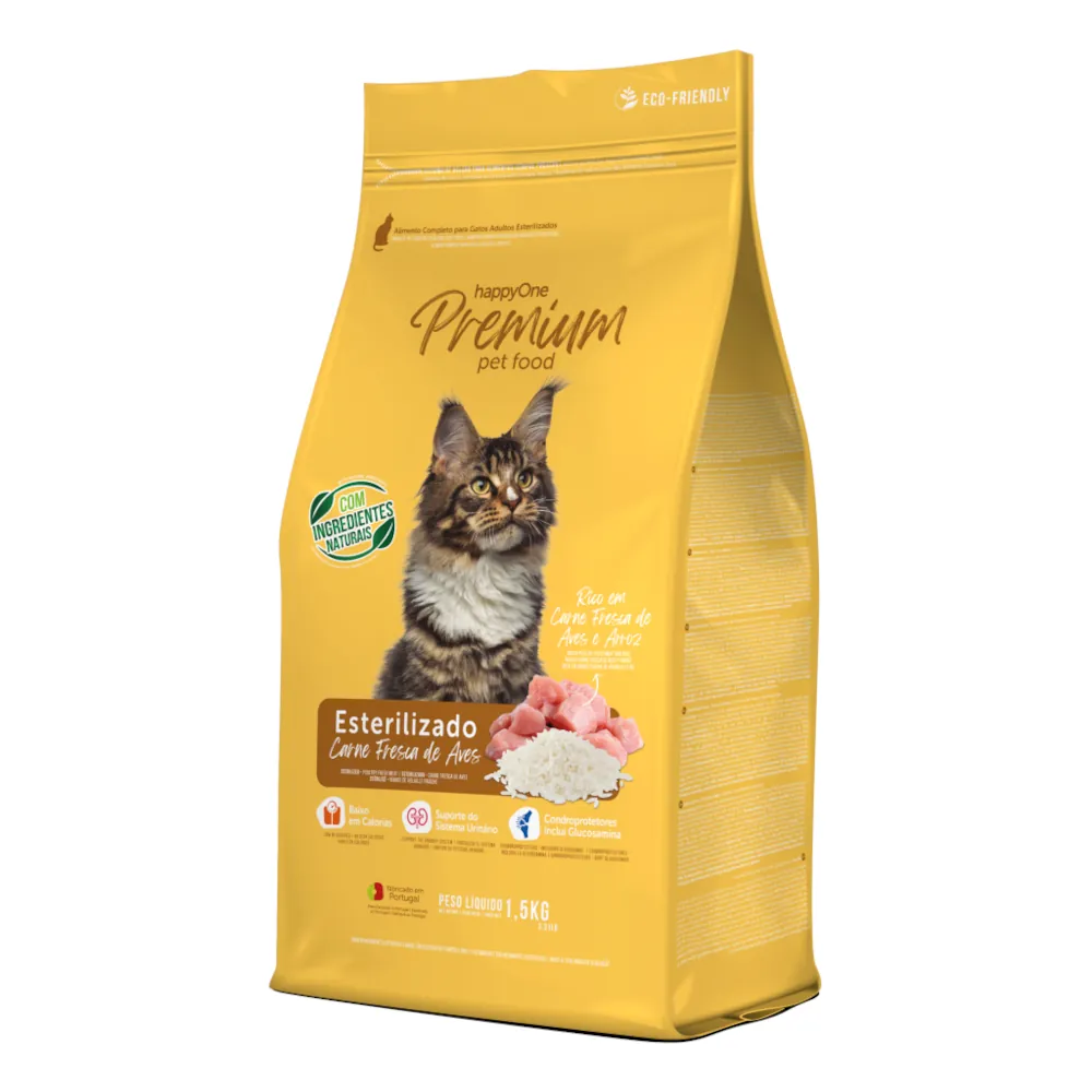 HappyOne Premium Gato Esterilizado - Carne Fresca