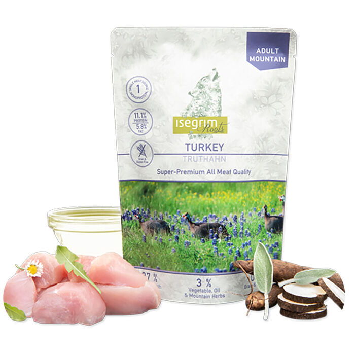 Isegrim Roots Monoprotein Super Premium - Perú, Óleo de Girasol e Ervas