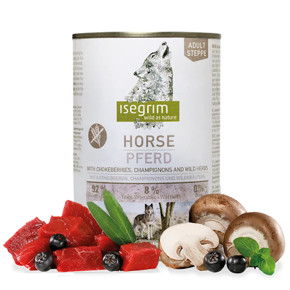 Isegrim Super Premium - Cavalo com Aronias, Cogumelos e Ervas