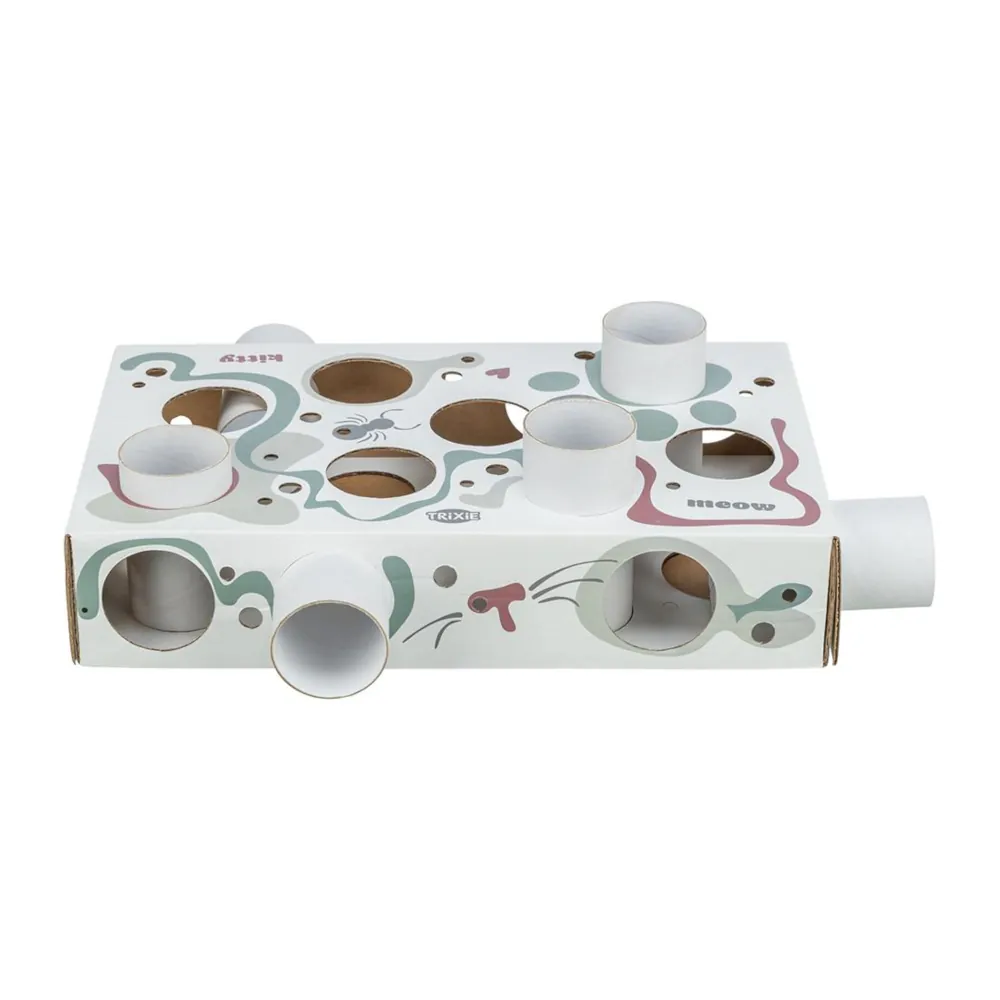 Jogo Paw N Treats Box em Cartão para Gatos - Trixie