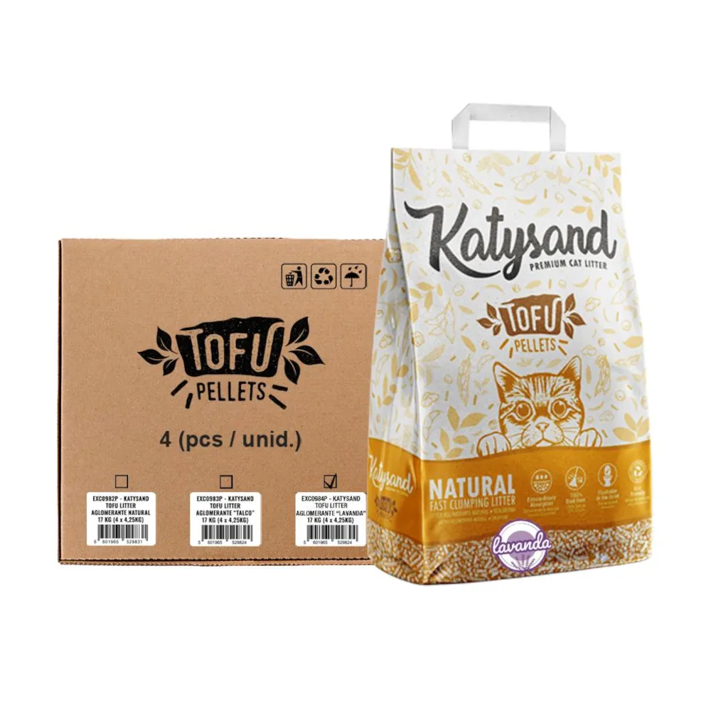 Katysand Tofu - Areia Aglomerante Biodegradável - Lavanda