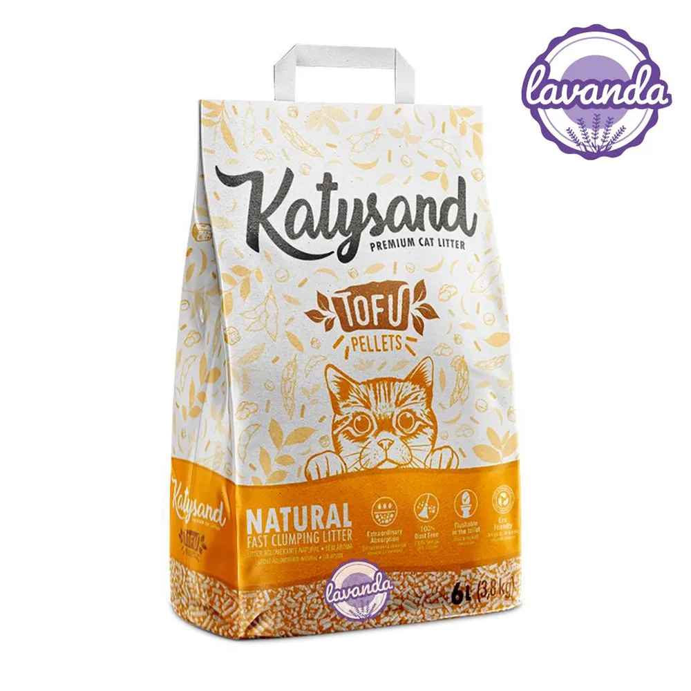 Katysand Tofu - Areia Aglomerante Biodegradável - Lavanda