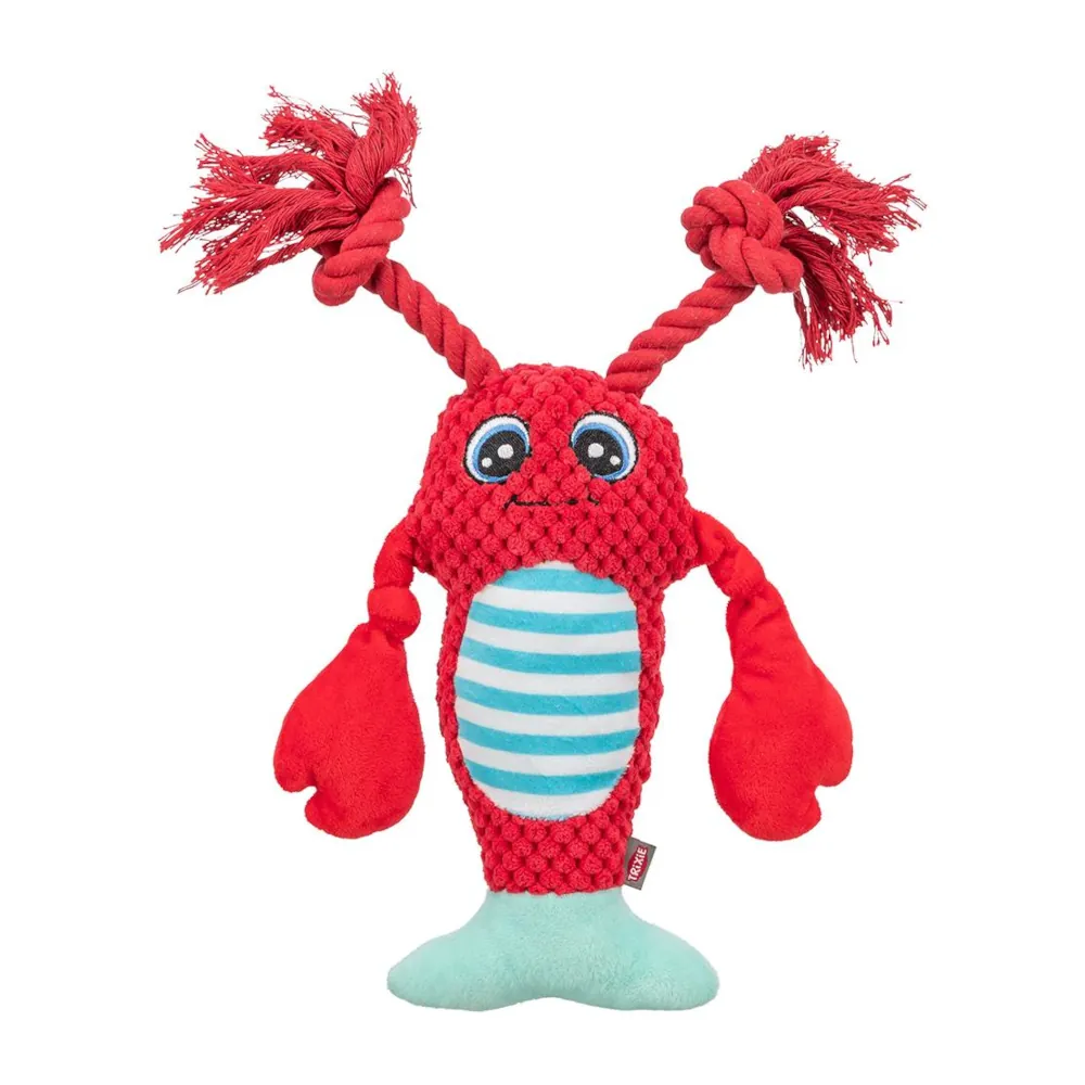 Lagosta em Peluche com Som e Corda para Cães - Trixie