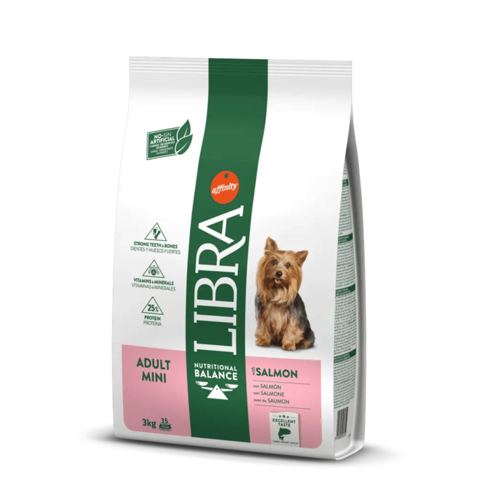 Libra Cão Mini Adulto - Salmão