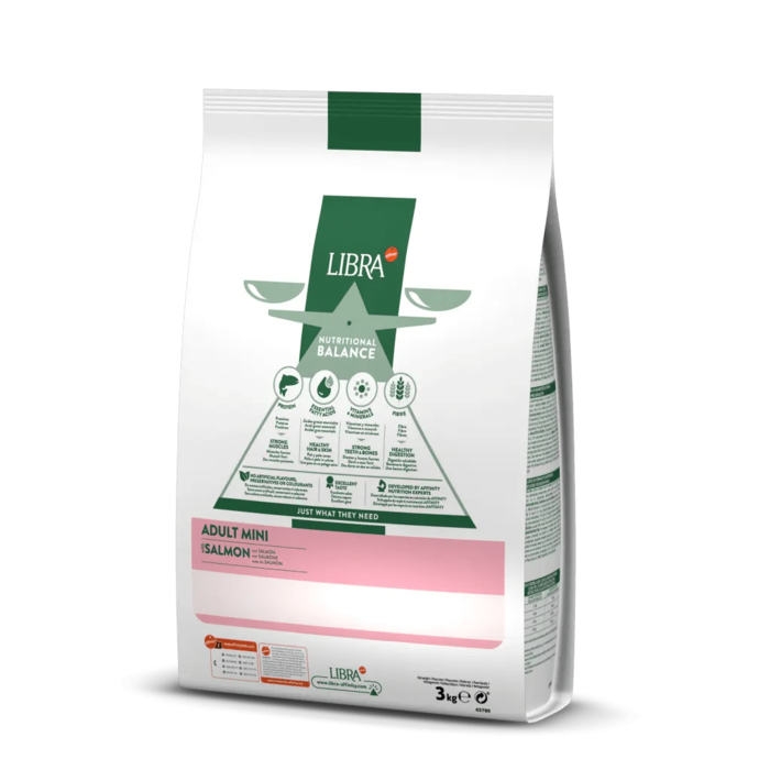 Libra Cão Mini Adulto - Salmão
