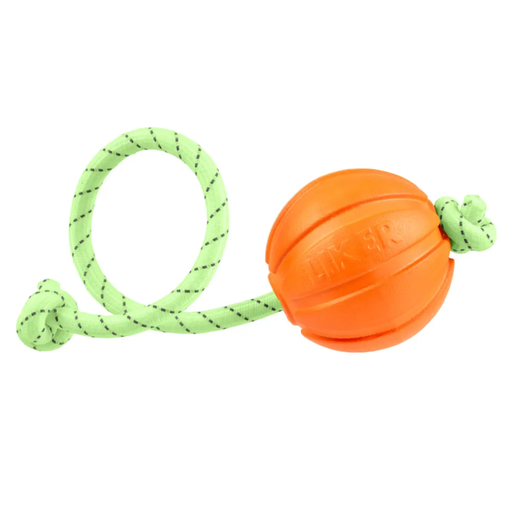Liker Lumi - Bola com Corda Fluorescente para Cães