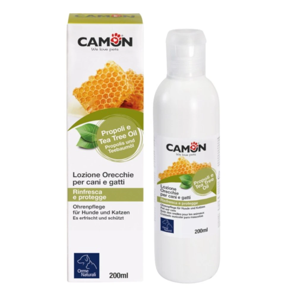 Loção de Limpeza de Ouvidos para Cães e Gatos - Camon